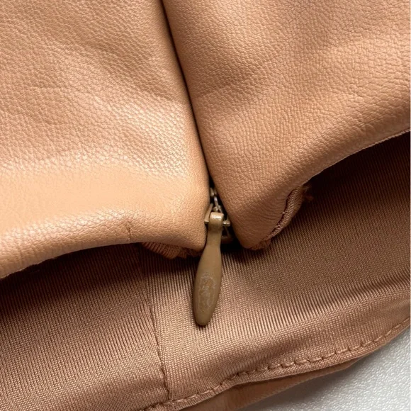 Faux Leather Halter Corset Bustier Crop Top NWT Size XS - Picture 7 of 9